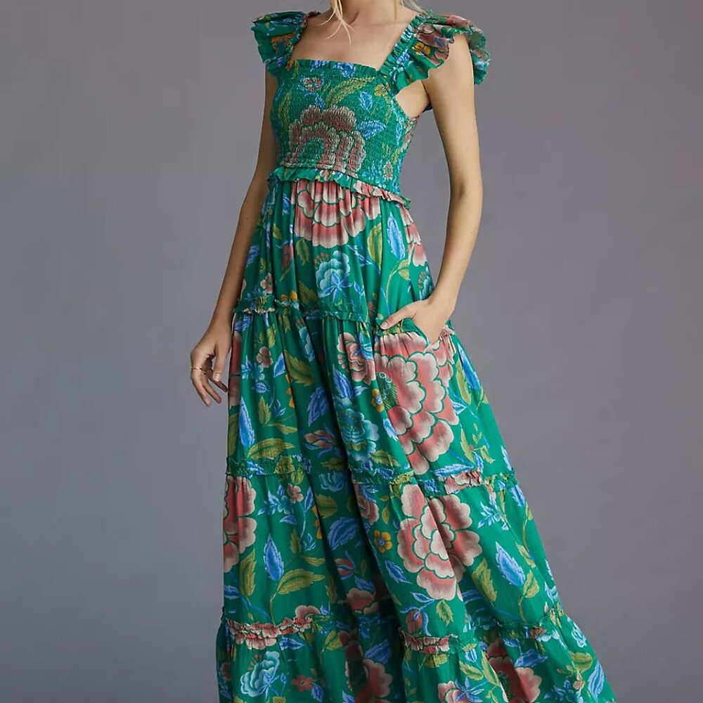 Love The Label Squareneck Midi Dress - Size Large (NWT)